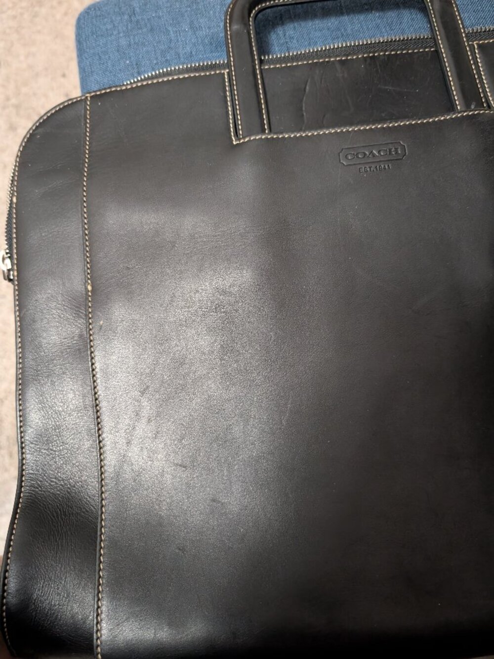 Vintage Coach leather portfolio/briefcase - Picture 4 of 12